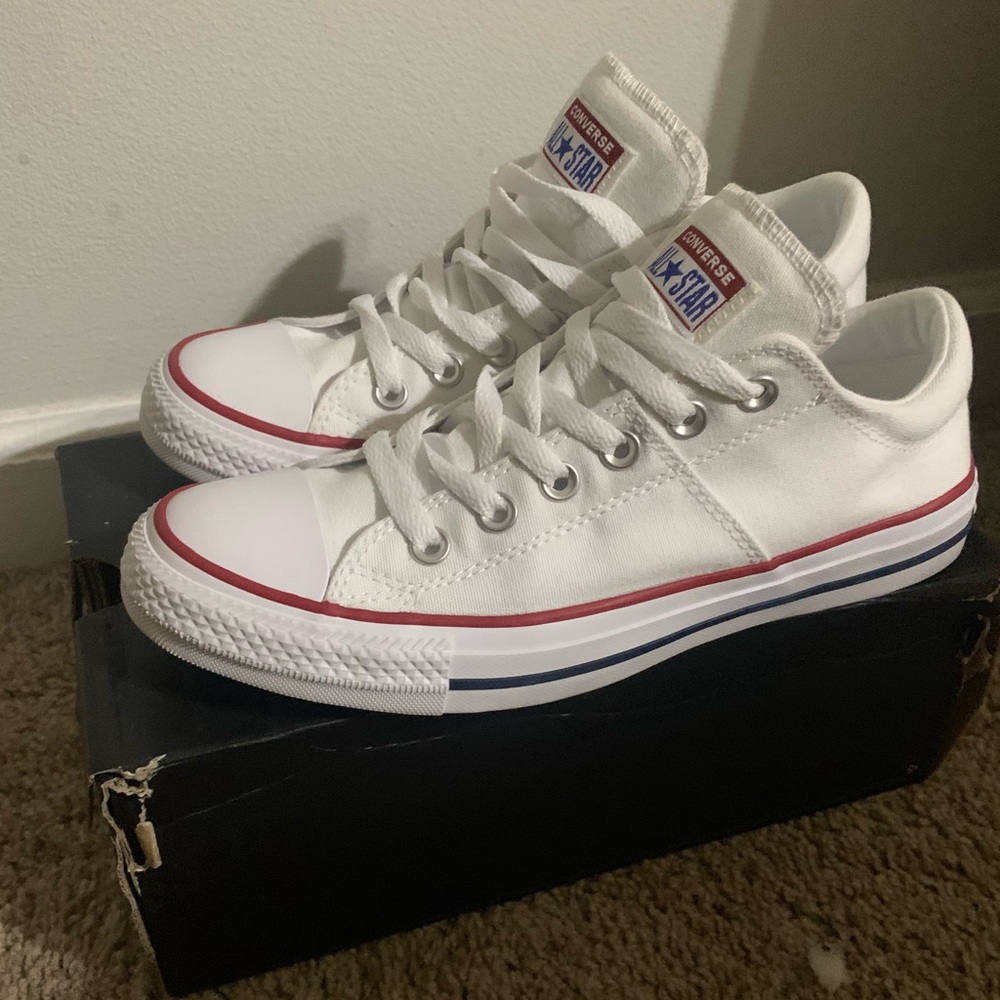 White Converse Madison shoes